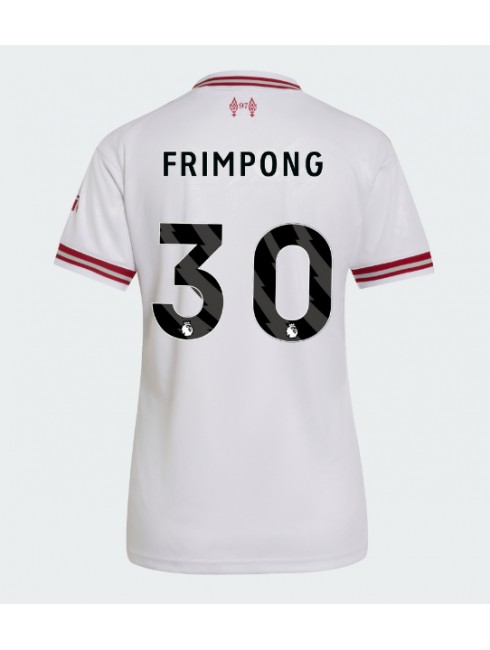 Liverpool Jeremie Frimpong #30 Auswärtstrikot für Frauen 2026-27 Kurzarm Liverpool Jeremie Frimpong #30 Auswärtstrikot für Frauen 2026-27 Kurzarm